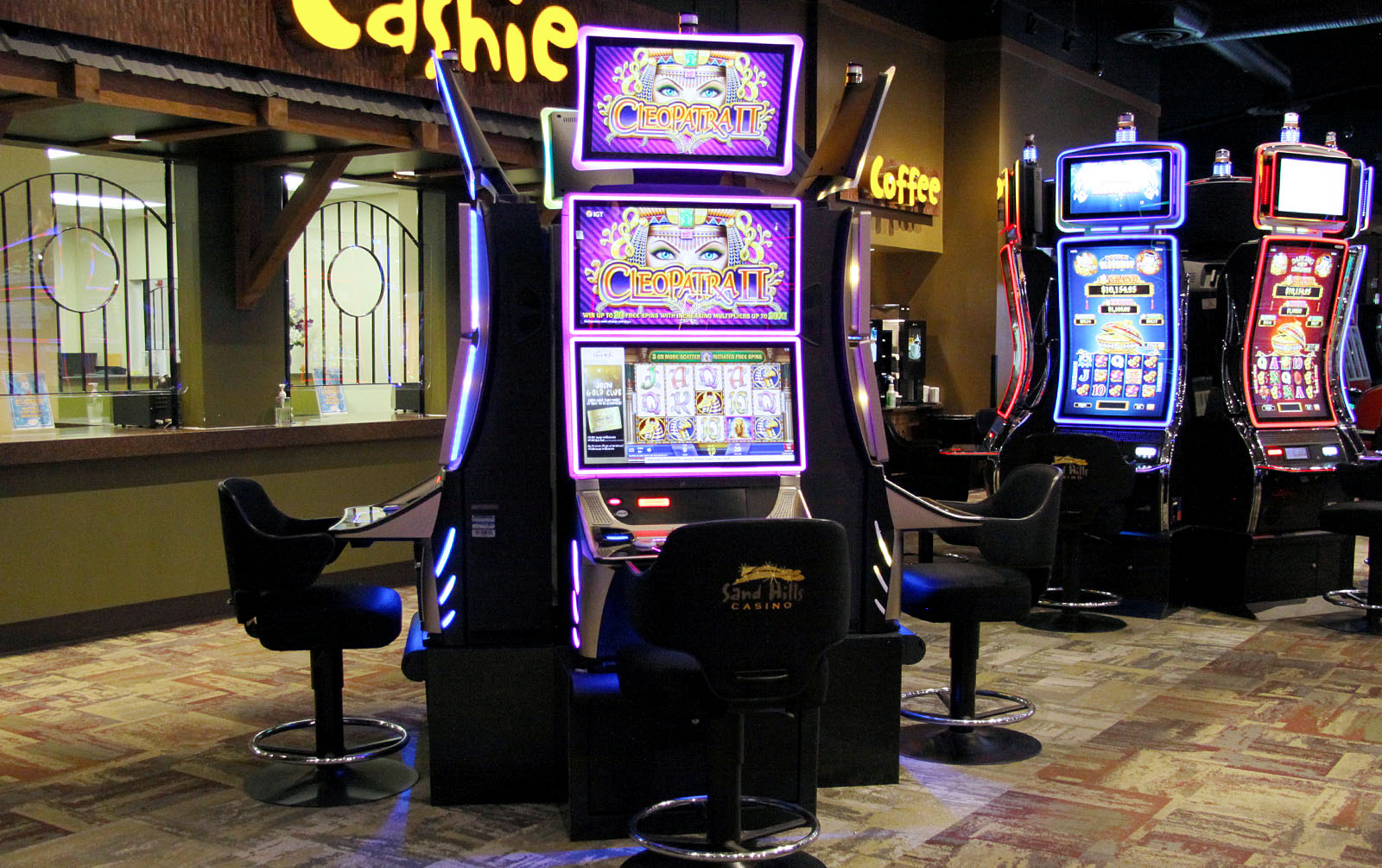 New Slot Machines - Sand Hills Casino